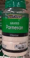 Mängden socker i Grated Parmesean Cheese