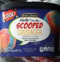 Mängden socker i Scooped crusader