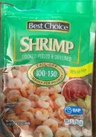 Mängden socker i Shrimp