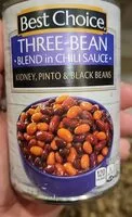 Mängden socker i Best Choice 3 Bean Chili Bean
