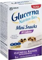 Mängden socker i Nutrition bars mini snacks oatmeal raisin