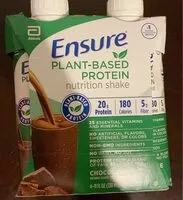 Mängden socker i Ensure plant-based protein shake - chocolate