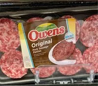 Mängden socker i Pork sausage patties