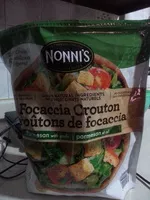 Mängden socker i Croûtons de focaccia