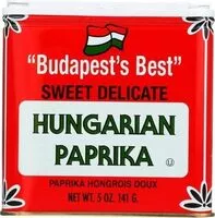 Mängden socker i Sweet Delicate Hungarian Paprika