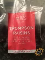 Mängden socker i Raisins secs