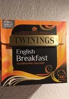 Mängden socker i Twinings Original English Breakfast 100 Tea Bags