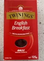 Mängden socker i English Breakfast loose leaf tea
