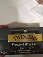 Mängden socker i Twinings Tee 25X2G Prince Of Wales Uutuustuote