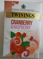 Mängden socker i Cranberry raspberry teabags