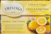 Mängden socker i Tisane Citron Gingembre