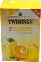 Mängden socker i Twinings Oranges & Lemons X20 Tea Bags