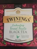 Mängden socker i Enchanting forest fruits black tea