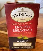 Mängden socker i English breakfast tea