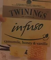 Mängden socker i Infuso camomile, honey & vanilla