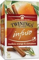 Mängden socker i Infuso infusión de roiboos, naranja y canela