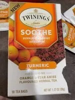 Mängden socker i soothe tumeric tea