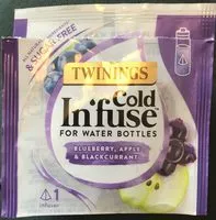 Mängden socker i Infuse cold - blueberry, apple & blackcurrant