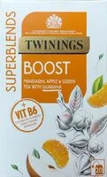 Mängden socker i Superblends Boost Tea Bags