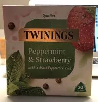 Mängden socker i Peppermint and Strawberry Tea