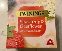 Mängden socker i Strawberry and elderflower tea