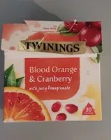 Mängden socker i Twinings blood orange and cranberry