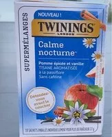 Mängden socker i Calme nocturne