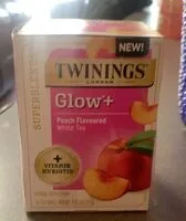 Mängden socker i glow+ peach flavored tea