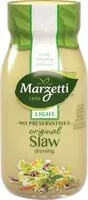 Mängden socker i Original light slaw dressing