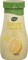 Mängden socker i Simply dressed lemon vinaigrette