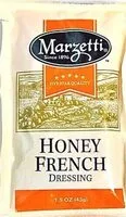 Mängden socker i Honey french dressing contains sugar