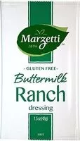 Mängden socker i Marzetti dressing buttermilk ranch packs