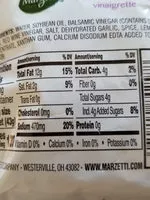 Mängden socker i Gluten free balsamic vinaigrette