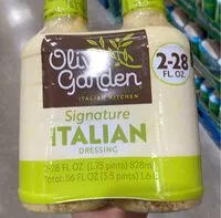 Mängden socker i Olive garden signature italian dressing