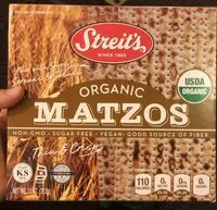 Mängden socker i Organic matzos