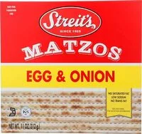 Mängden socker i Streits matzo egg onion pack