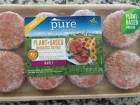 Mängden socker i Plant-based maple breakfast patties