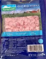 Mängden socker i Diced ham