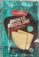 Mängden socker i Smoked Provolone