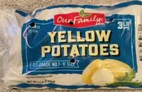 Mängden socker i Yellow potatoes