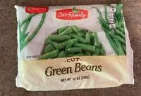 Mängden socker i Cut green beans