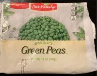 Mängden socker i Sweet green peas