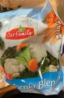 Mängden socker i Steamable california blend broccoli cuts