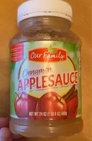 Mängden socker i Cinnamon applesauce