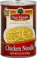 Mängden socker i Chicken noodle condensed soup