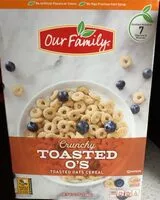 Mängden socker i Toasted oats whole grain oat cereal