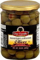 Mängden socker i Manzanilla Stuffed Spanish Olives With Pimento