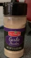 Mängden socker i garlic powder