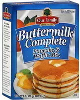 Mängden socker i Buttermilk complete pancake & waffle mix