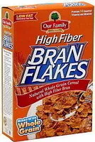 Mängden socker i High fiber bran flakes cereal